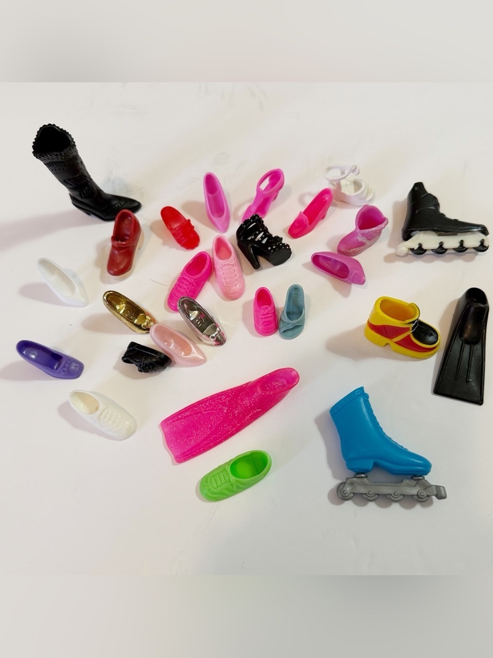 Vintage Barbie Lot of SINGLE SHOES Wedge Formal Boots Skates 1960s 70s 80s 90s